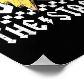 Poster Rock The Star Motivational Testing Day Pour Enseig (Coin)