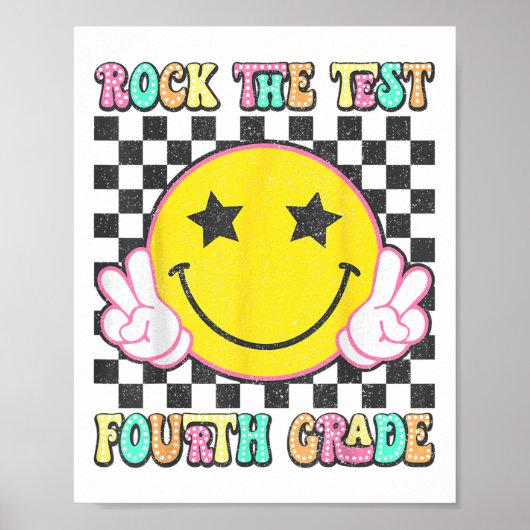 Poster Rock The Test Day 4e année Enseignant 4e année T (Devant)