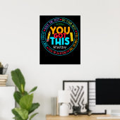 Poster Rock The Test Teacher Testing Day You Got This (Bureau à domicile)