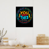Poster Rock The Test Teacher Testing Day You Got This (Cuisine)