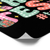 Poster Rock The Test Testing Day Retro Motivational Teach (Coin)