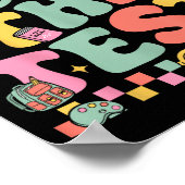 Poster Rock The Test Testing Day Retro Motivational Teach (Coin)