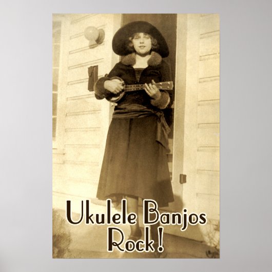 Poster rock Uke Banjos (Devant)