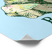 Poster Rock Wen birds Nouvelle-Zélande (Coin)