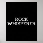 Poster Rock Whisperer - Funny Geologist Stone Rock Collec (Devant)