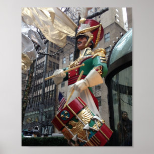 Poster Rockefeller Center Drummer Boy Christmas New York