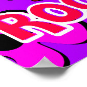 Poster Rocker Girl (Coin)