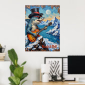 Poster Rocker Shark, Icy Stage Présence (Bureau à domicile)
