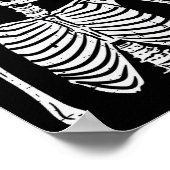 Poster Rocker Skeleton Rock Halloween Costume M (Coin)