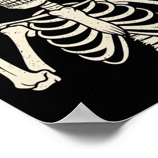 Poster Rocker Skeleton Rock Halloween Halloween Skeleton (Coin)
