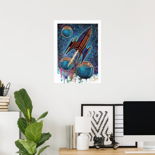 Poster Rocket #106 (Bureau à domicile)