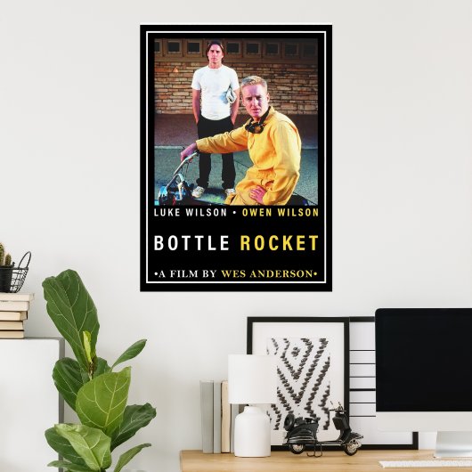Poster Rocket bouteille (Bureau à domicile)
