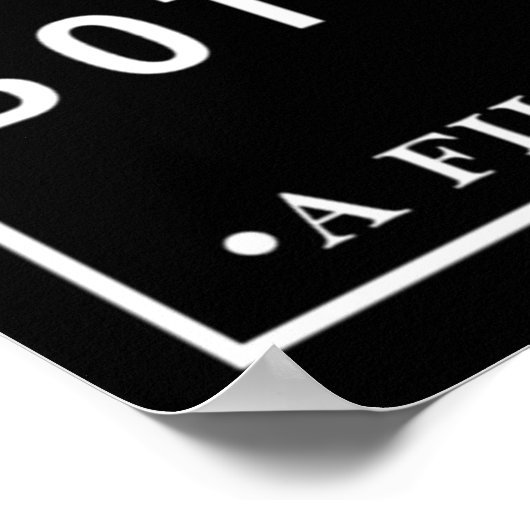 Poster Rocket bouteille (Coin)