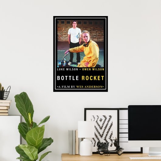 Poster Rocket bouteille (Bureau à domicile)