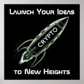 Poster Rocket Crypto (Devant)