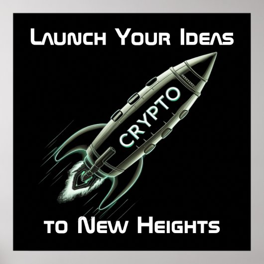 Poster Rocket Crypto (Devant)
