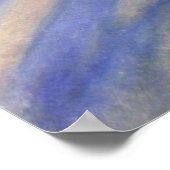 Poster Rocket de science-fiction vintage dans l'espace su (Coin)