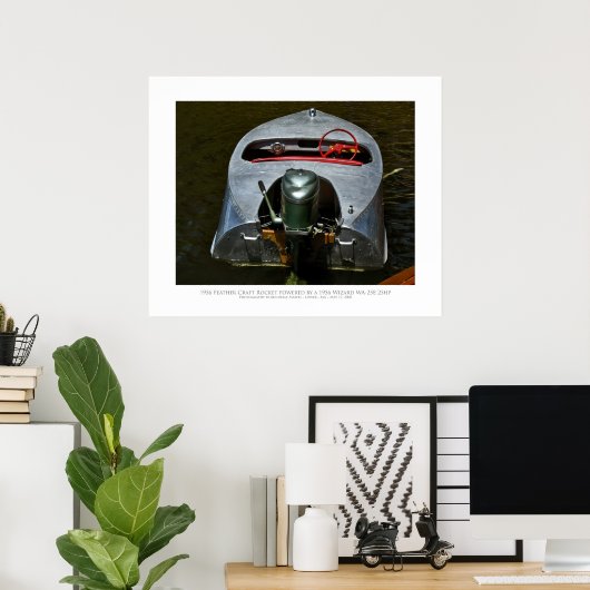Poster Rocket d'embarcations en plume (Bureau à domicile)