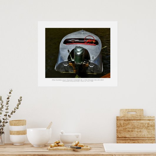 Poster Rocket d'embarcations en plume (Cuisine)