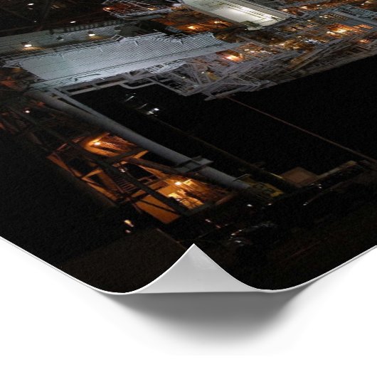 Poster Rocket Launchpad Floride USA (Coin)