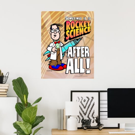 Poster Rocket Science (Bureau à domicile)