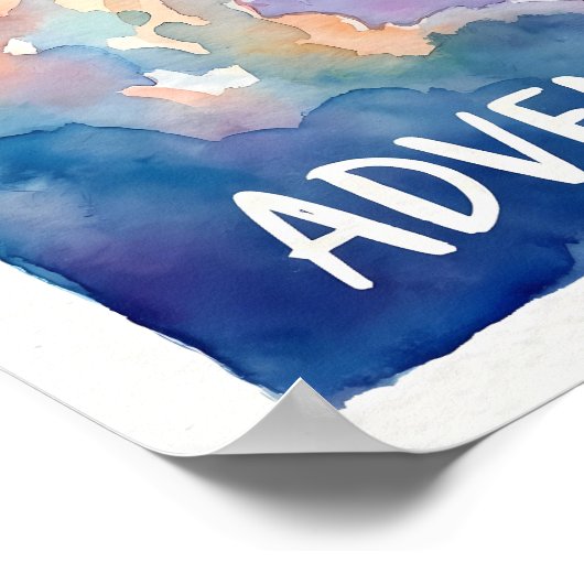 Poster Rocket Ship & Alien Adventure Awaits Space (Coin)