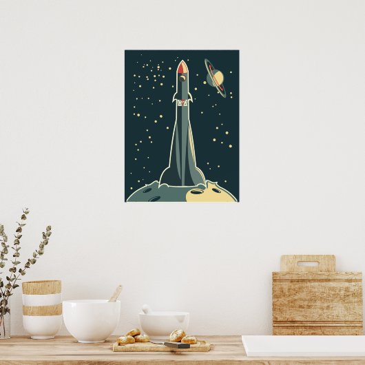Poster Rocket Space (Cuisine)