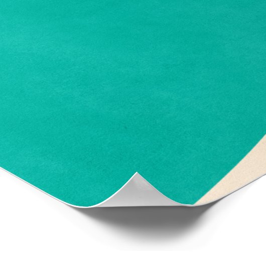 Poster Rocket Vostok - Moon Aqua (Coin)