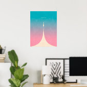 Poster Rocket Vostok - Plain (Bureau à domicile)