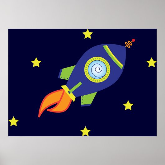 Poster Rocketship (Devant)