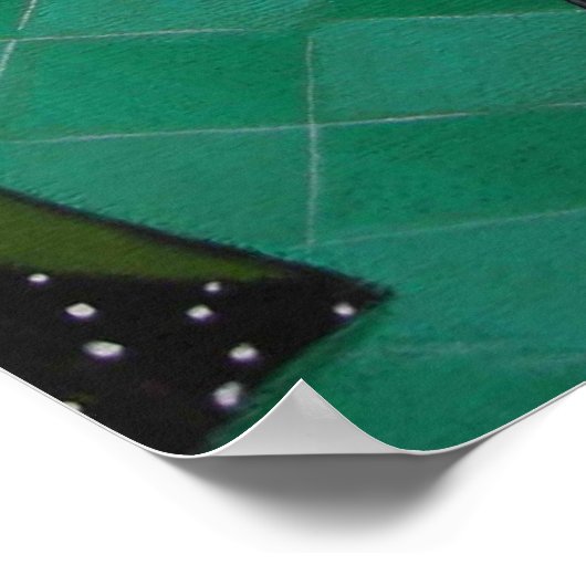 Poster rockeuse américaine (Coin)