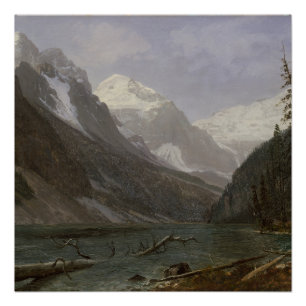 Poster Rockies Canada Lake Louise   Albert Bierstadt