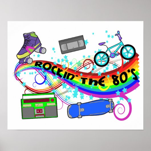 Poster Rockin Les années 80 (Devant)
