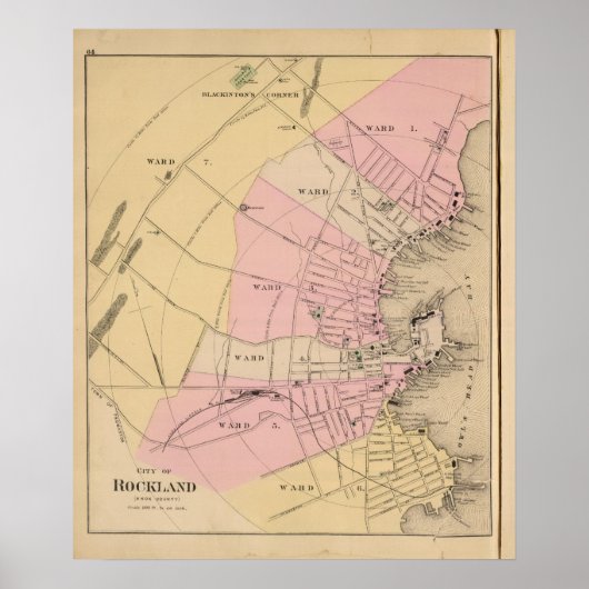 Poster Rockland, Maine (Devant)