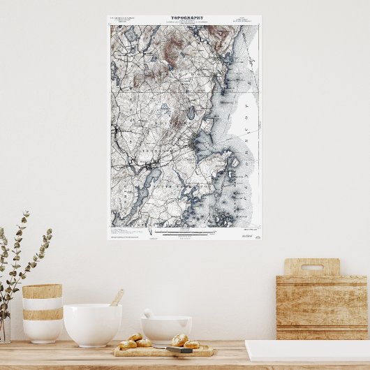 Poster Rockland, Maine 1906 (Cuisine)