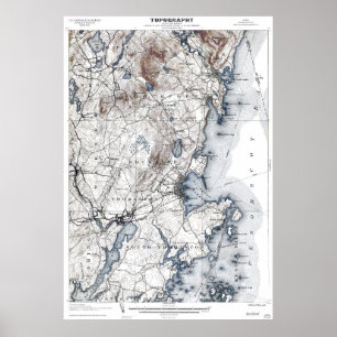 Poster Rockland, Maine 1906