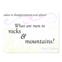 Poster "Rocks and Mountains", vooroordelen en voor