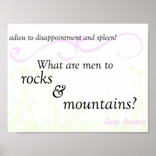 Poster "Rocks and Mountains", vooroordelen en voor