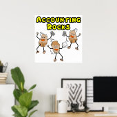 Poster Rocks comptables (Bureau à domicile)