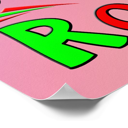 Poster Rocks de 5e année (Coin)