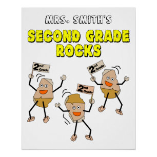 Poster Rocks de deuxième année