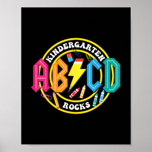 Poster Rocks De La Maternelle - Abcd Retour À L'École Ens
