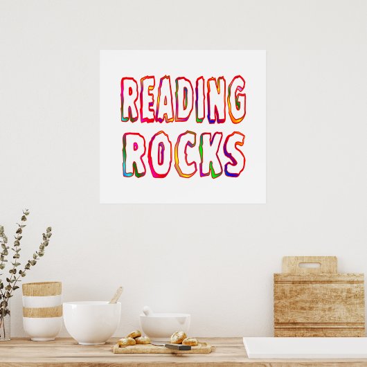 Poster Rocks de reading (Cuisine)