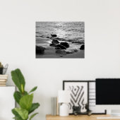 Poster Rocks on Beach Photo 88 (Bureau à domicile)