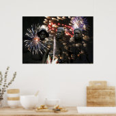 Poster Rocks Red Glare (Cuisine)