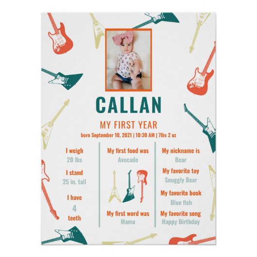 Poster Rockstar 1er anniversaire Jalon (Devant)