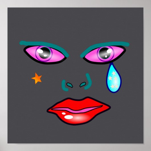 Poster Rockstar Pop Art (Devant)
