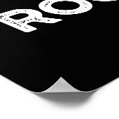 Poster Rocktopus Funny Rock Band Octopus Pun Dark BG (Coin)