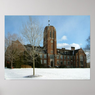 Poster Rockwell en hiver au Grove City College