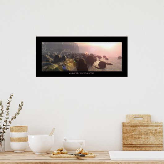 Poster Rocky Coast (Cuisine)